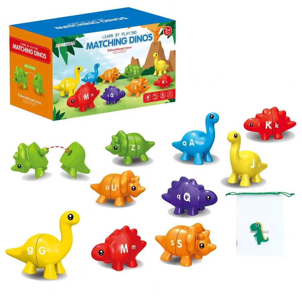 

Gift for Preschoolers Educational Dinosaur Toys for Toddlers Alphabet Learning Games Cognition Sorting Abilities for Boys