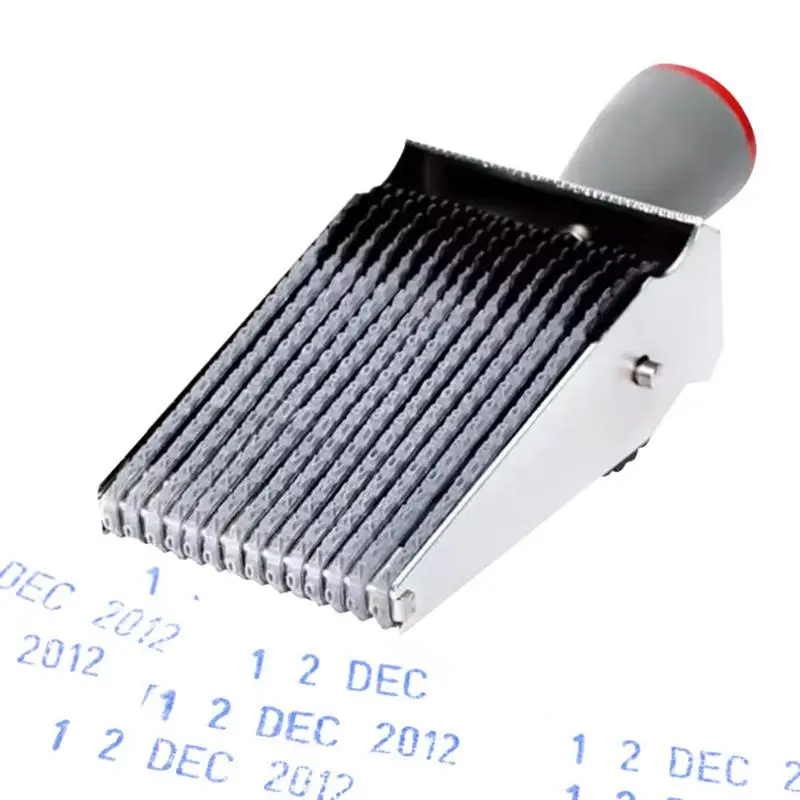 Multipurpose14DigitNumberAlphabetRollingRubberStampAdjustableLetterNumberRollerStamp