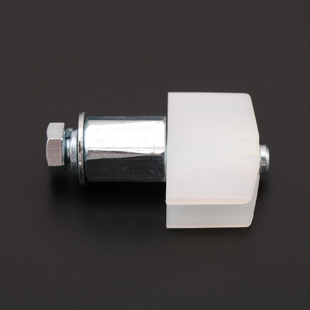 Applicable to T*yssen Elevator Door slider Landing door foot elevator parts K8 S8 height 50mm Nylon material Screw diameter M8 1pcs