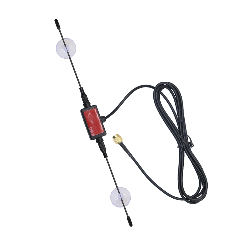 433MHz dipole sticker whip patch antenna 5dBi 3m cable SMA male lora wireless system