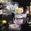 1PC Spinning Jewelry Organizer Organize Earrings Children's Headdress Hair Accessories Organizer Desktop Decoration 2