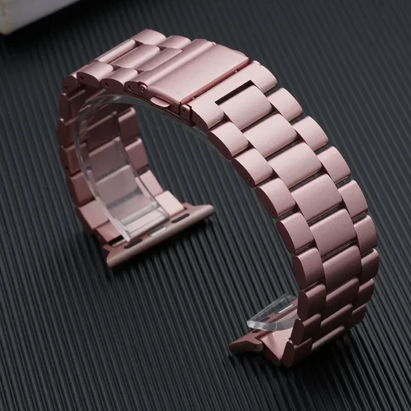 Für Apple Watch Band 41mm 40mm 44mm 46mm 38mm 42mm 45mm Metall iWatch Band mit Gehäuse für Apple Watch Serie 10 9 8 7 6 5 4 3 SE – Detail 5