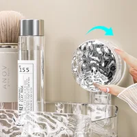 Shower Suction Cup Shelf Basket Light Glacier Pattern One Second Installation bathroom Organizer Storage Rotating to Suck Remove 2