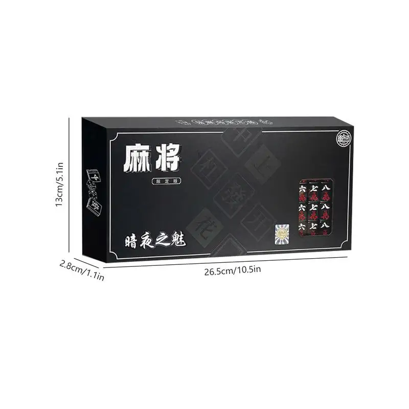 Travel Size Mahjong Set Mahjong Board Game Set For Adults And Family Portable Mini Chinese Student Dormitory
