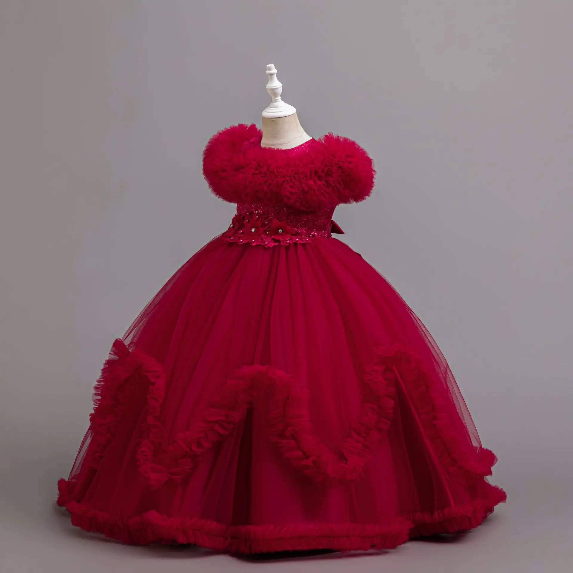 فستان الأميرة الأنيق للفتيات لحفلات أعياد الميلاد...
