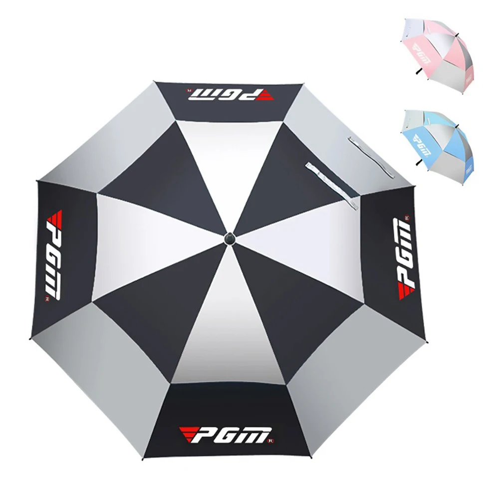 Golf Umbrella Sun Protection And Rain Double Layer Wear Resistant Fiberglass Material Spring And Summer Automatic Manual 4