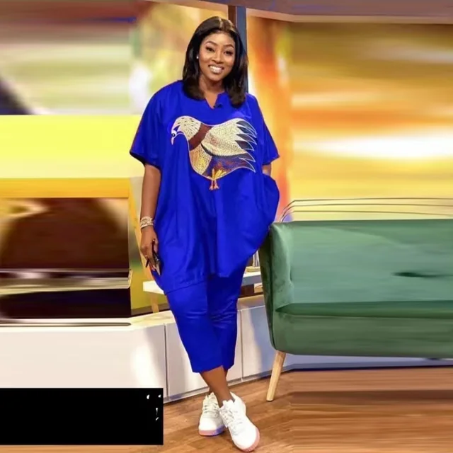 Rukevwe Short Sleeve Printed Shirt and Pant - Image 2