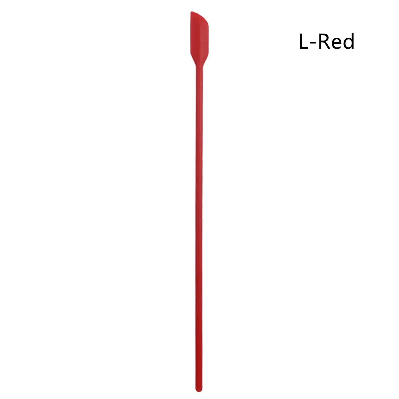 1Pc Makeup Bottle Scraper Mini Tip Spatula Jam Butter Cake Spatula Cooking Smooth Surface Scraper Baking Tool Honey Mixing Spoon 