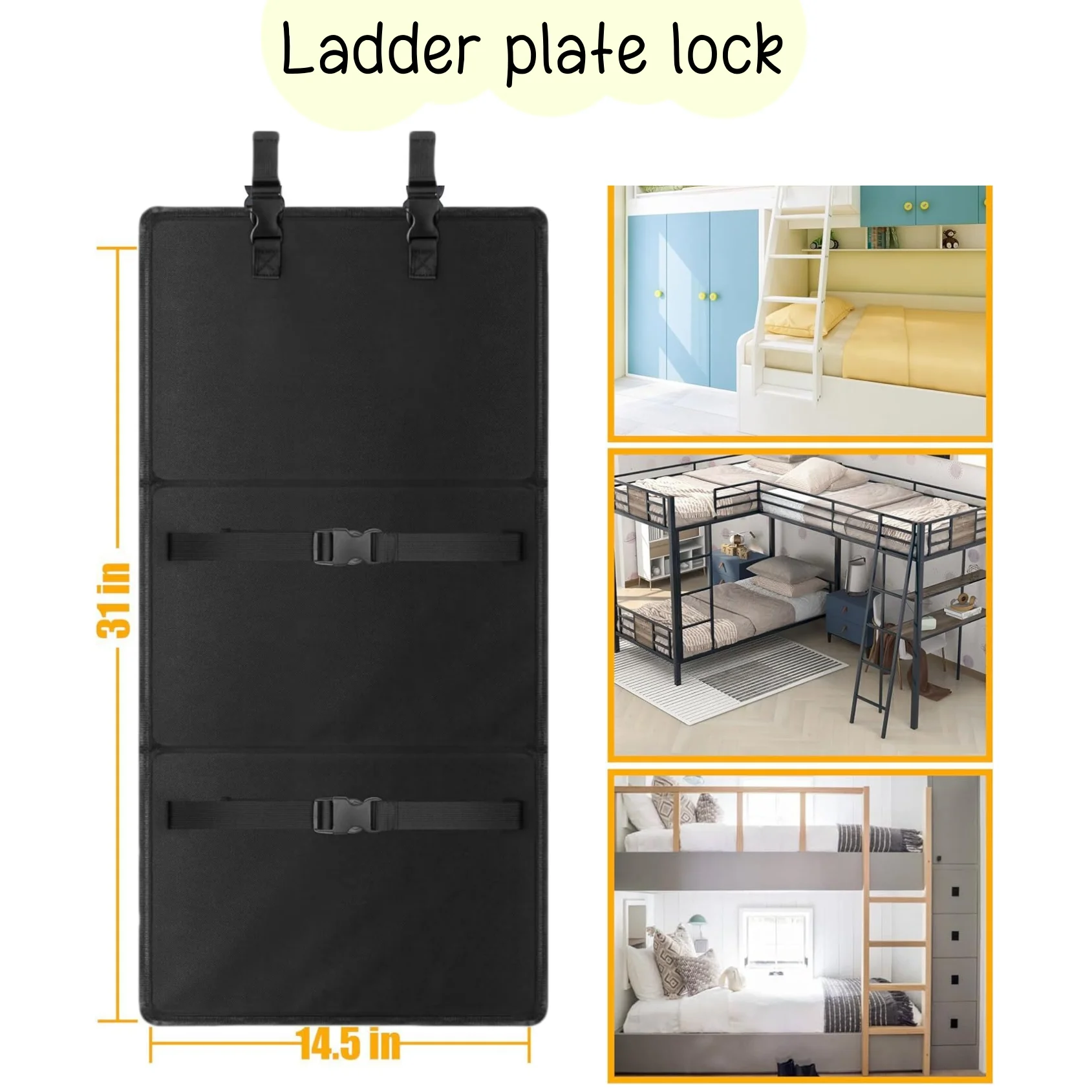 New Home Ladder Board Lock Prevents Children from Climbing Ladder Protector Bunk Bed Cover Anti-Climb Board