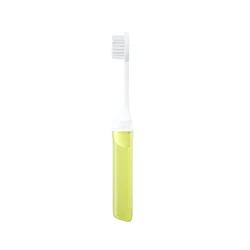 Compact Foldable Travel Toothbrush in Vibrant Colors (1pcs Yellow)