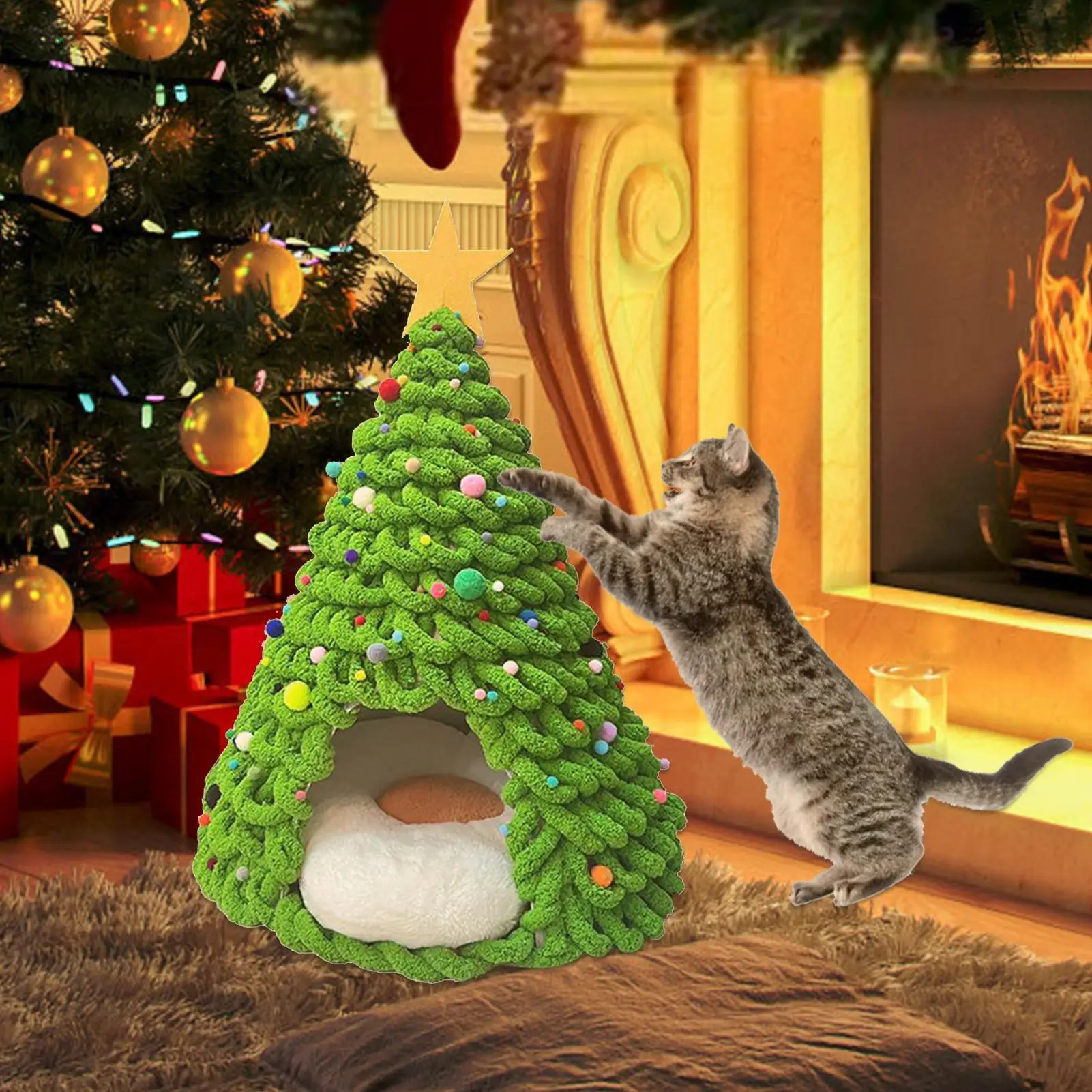Christmas Tree Cat House Kit image 4