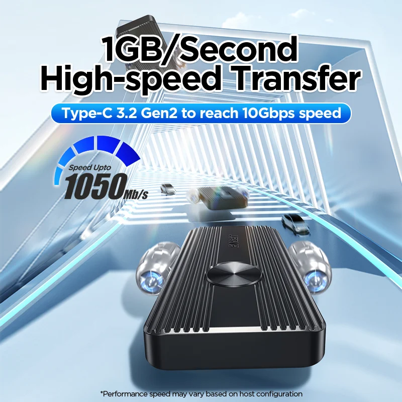 Eaget M30 Portable External 1TB SSD External Solid Hard Drive 10Gbps Transmission Speed USB Type C 3.2 GEN 2 for Laptops Desktop
