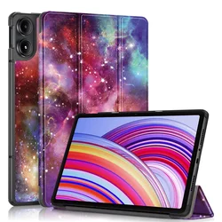 Luxury Tri-Fold Magnetic Leather Tablet Stand Case Cover for Poco Pad (12.1 inch) (YH)