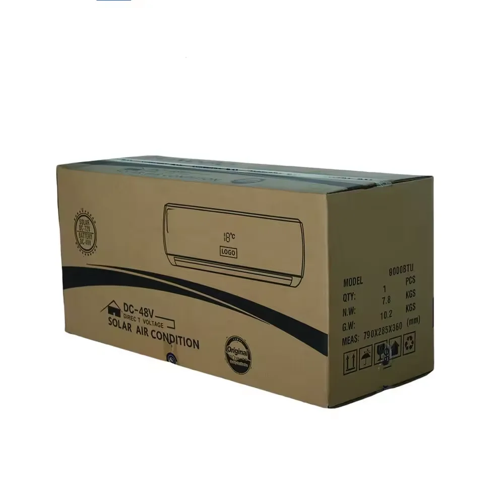 9000BTU 12000BTU 18000BTU DC48V Solar Air Conditioner DC Powered Air Conditioner Off Grid Solar Air Conditioning System 6