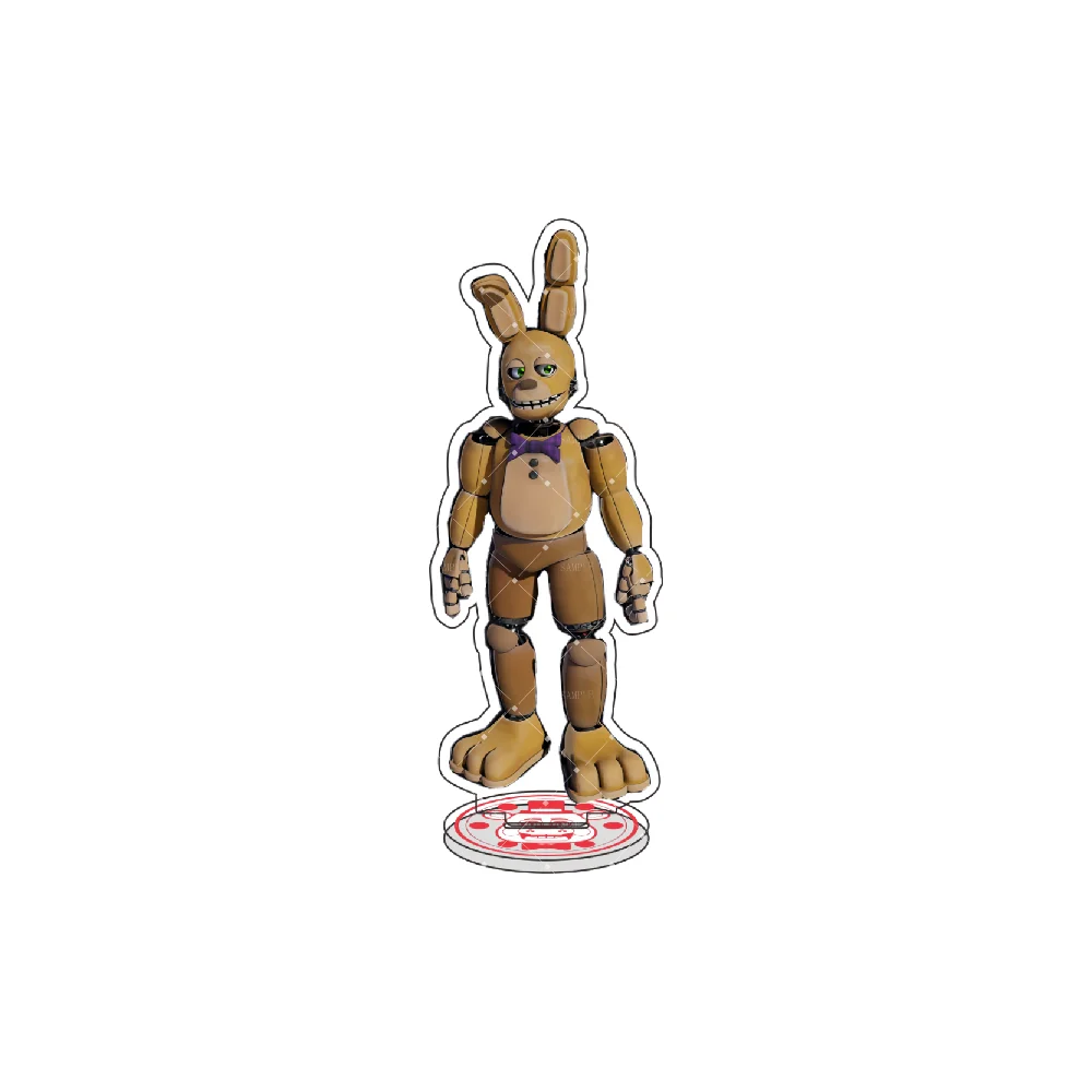 FNaF Acrylic Stand Figure - The Main Cast: Freddy Fazbear & Foxy the Pirate Fox - Unique Christmas Gift & Desk Ornament