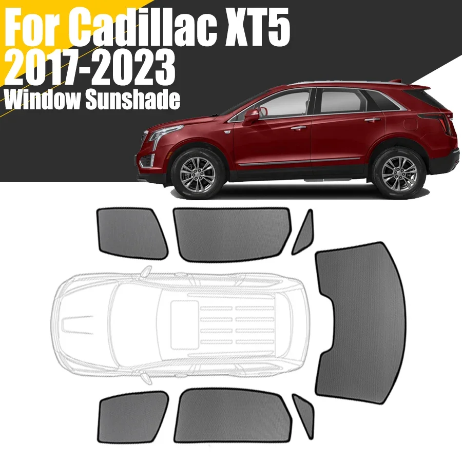 Индивидуальный магнитный автомобильный солнцезащитный козырек для Cadillac XT5 2017-2023, внедорожник первого поколения
