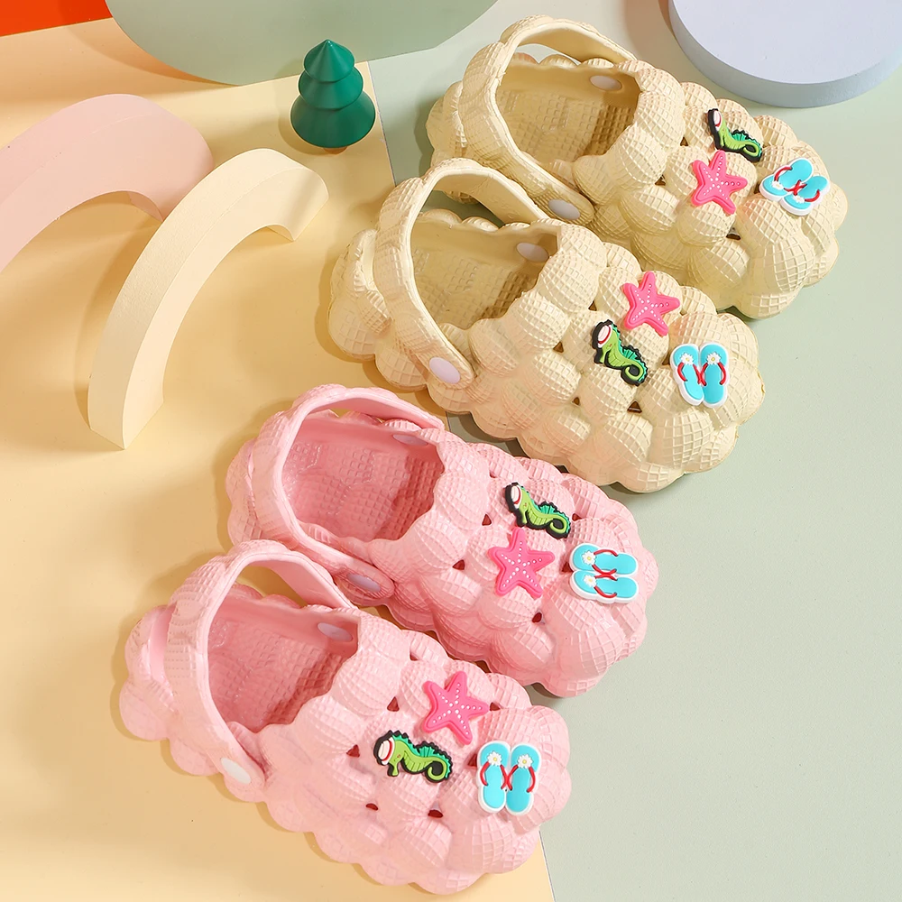 Fashionable Thick-Soled Women Girl Sandals Hole At The Sole Non-Slip Beach Shoes Quick-Drying for Summer Outdoor Shoes 2