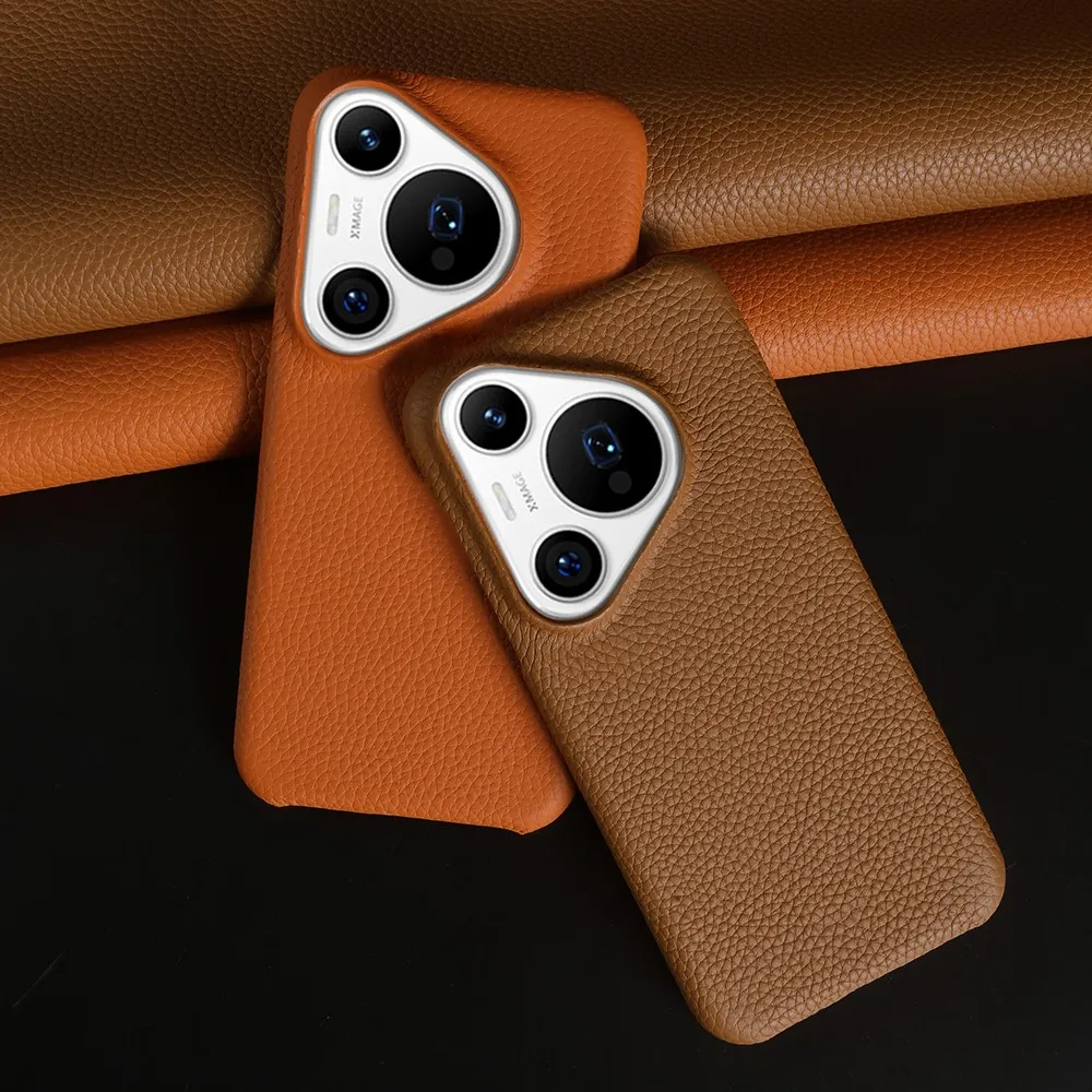 Luxury Genuine Leather Business Phone Case - Premium Protection
