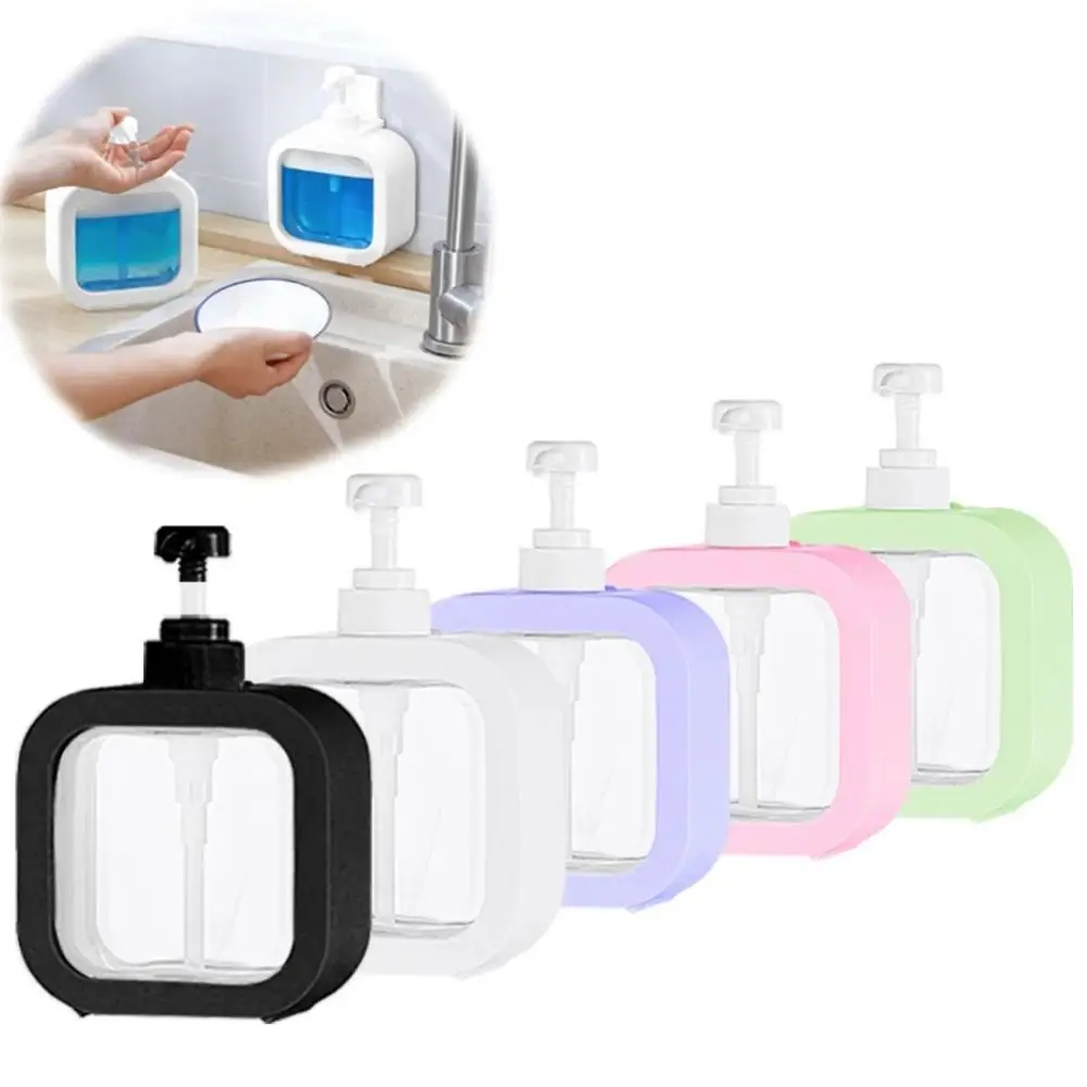 300/500ml Bathroom Soap Dispensers Refillable Lotion Shampoo Shower Gel  Holder Portable Travel Dispenser Empty Bath Pump Bottle