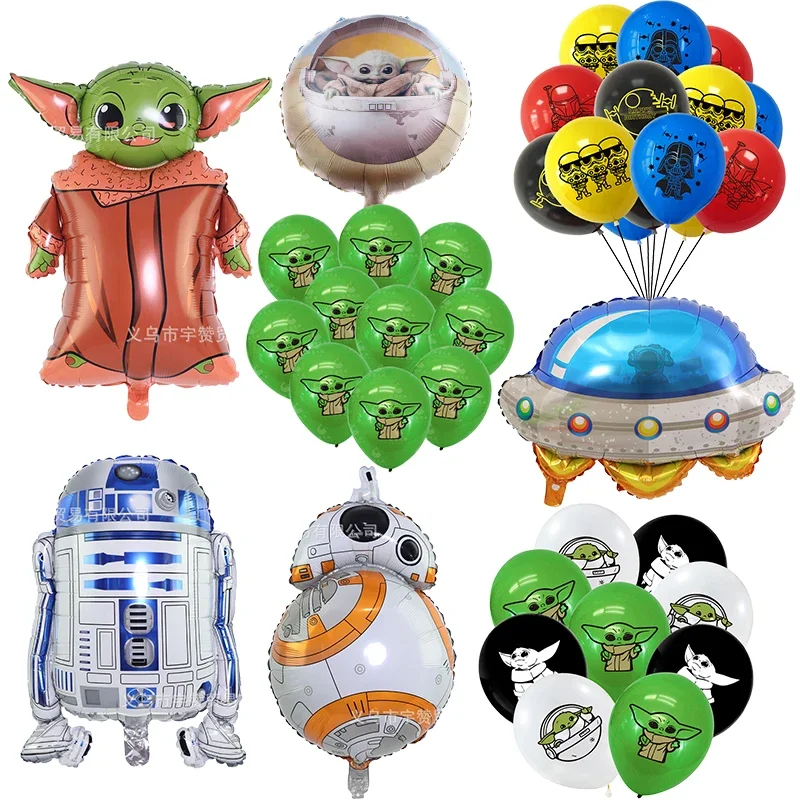Star Wars Yoda Balloon Disney Series Balloon Decor Forniture Astronave Astronauta Cartoon Figure Giocattoli Per Bambini Decorazione Per Feste Regali