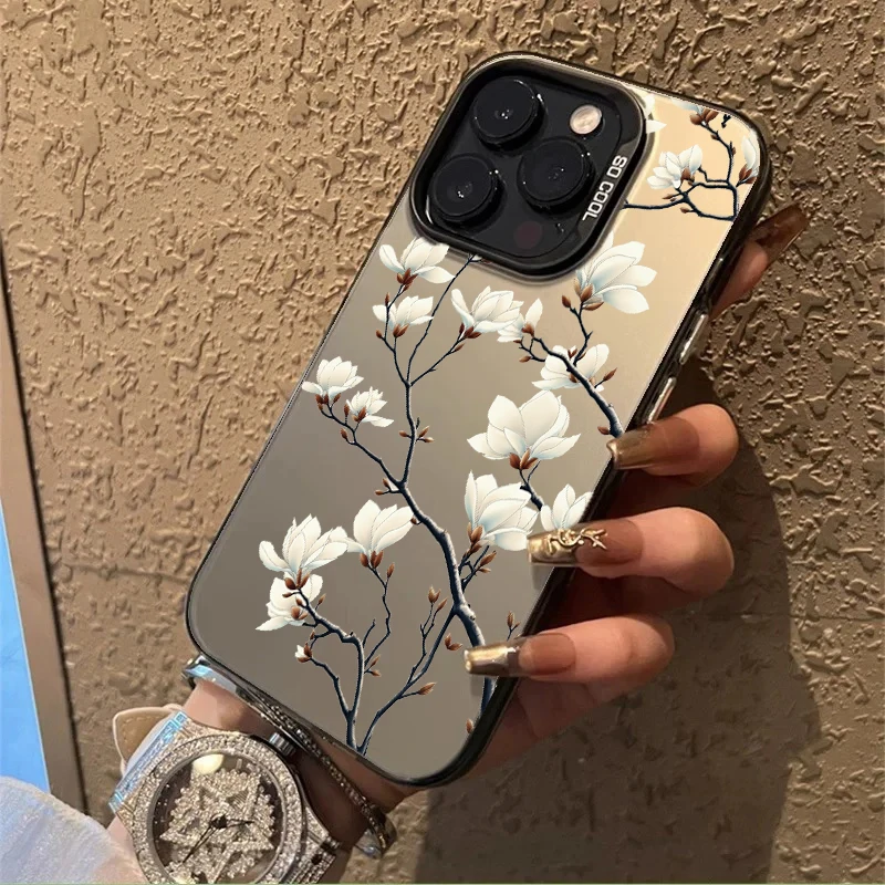 Charming Magnolia Flower Phone Case Cover