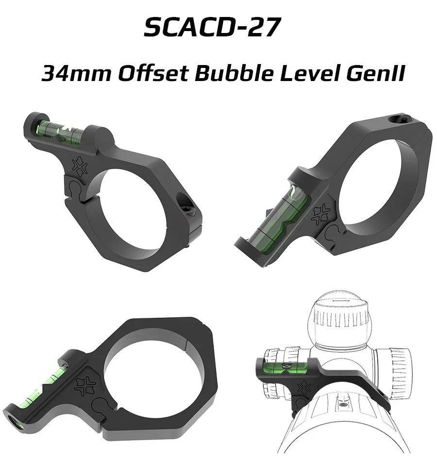 Vector Optics Bubble Level 25.4Mm/30Mm/34Mm/35Mm Fit One Piece Mounts Picatinny Scope Mount Rings Airsoft