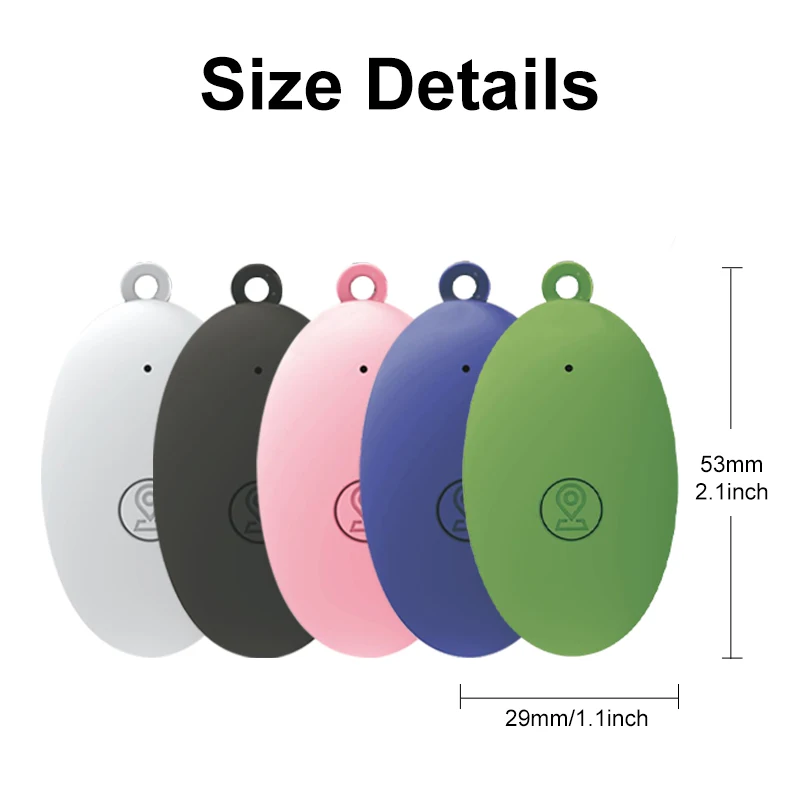 Dog Cat Finder Mini GPS Tracking Device Anti lost Tracker for Kids Pet Key Wallet Smart Bluetooth Tracker Locator IOS Anti lost