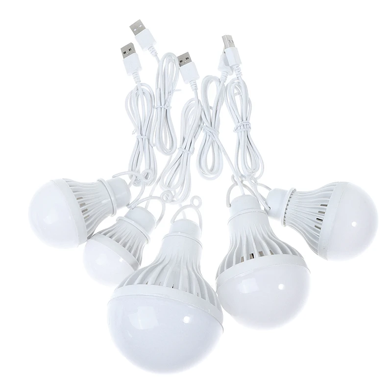 LED 랜턴 휴대용 캠핑 램프 미니 전구 USB 전원 3W 5W 7W 9W 12W