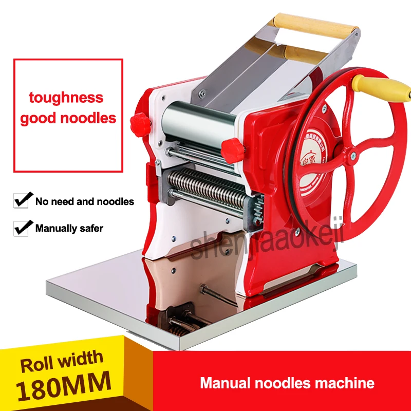 TFCFL Commercial Manual Noodle Machine Stainless Steel Noodle Pressing  Machine, Multi-Function Noodles Cutter For Dumpling  Skin/Wonton/Noodles/Pasta