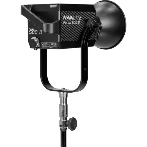 Nanlite TV 방송 스튜디오 필름용 마운트, 500 II 일광, 500B II 바이 컬러 LED 조명, 5/8 인치 및 1-1/8 인치 핀 및 보웬스