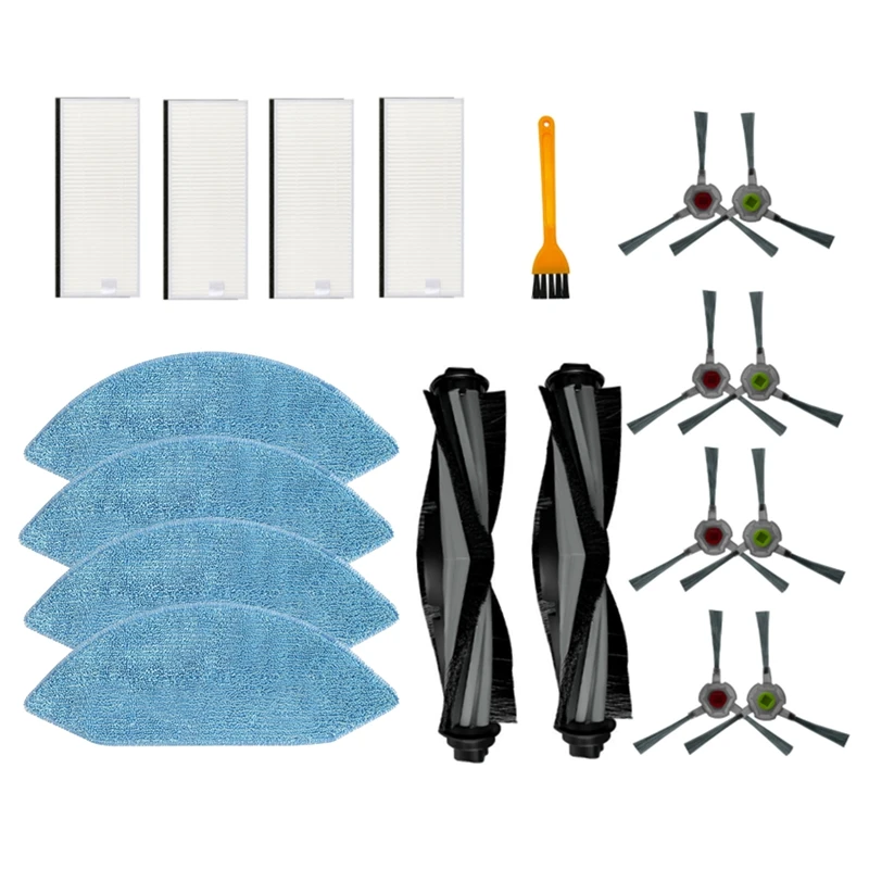 

Robot Vacuum Cleaner Main Brush Side Brush HEPA Filter Dust Bag Mop Cloth Accessories For Ecovacs Deebot OZMO U2 DGN22