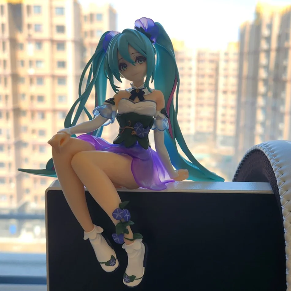 Hatsune Miku Flower Fairy Kawaii Anime Figurine - Charming PVC Collectible Doll