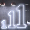 LED Neon 1 2 3 4 5 6 7 8 9 0 Number Sign for Birthday Wedding Party Decor 15in 38 cm High Numbers Led Light Sign Power by USB 6