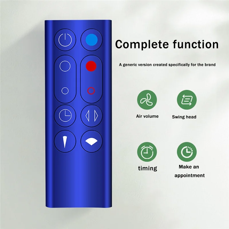 Newest Replacement Remote Control Suitable for Dyson AM09 HP00 HP01 Air Purifier Leafless Fan Remote Control Black