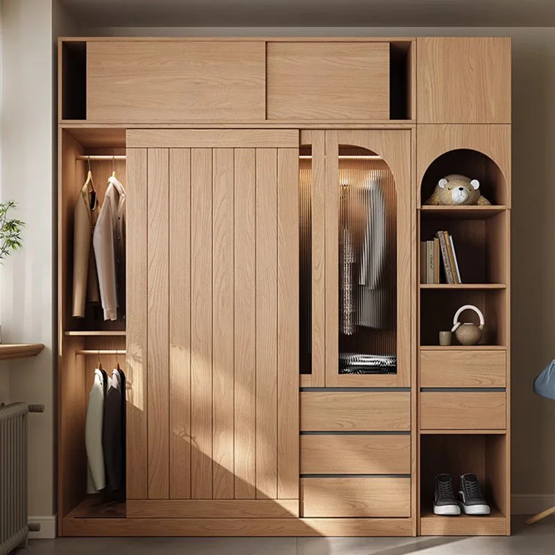 

Rack Wardrobes Organizer Modular Display Standing Open Closets Mobile Cupboard Armables Muebles Para El Hogar Salon Furniture