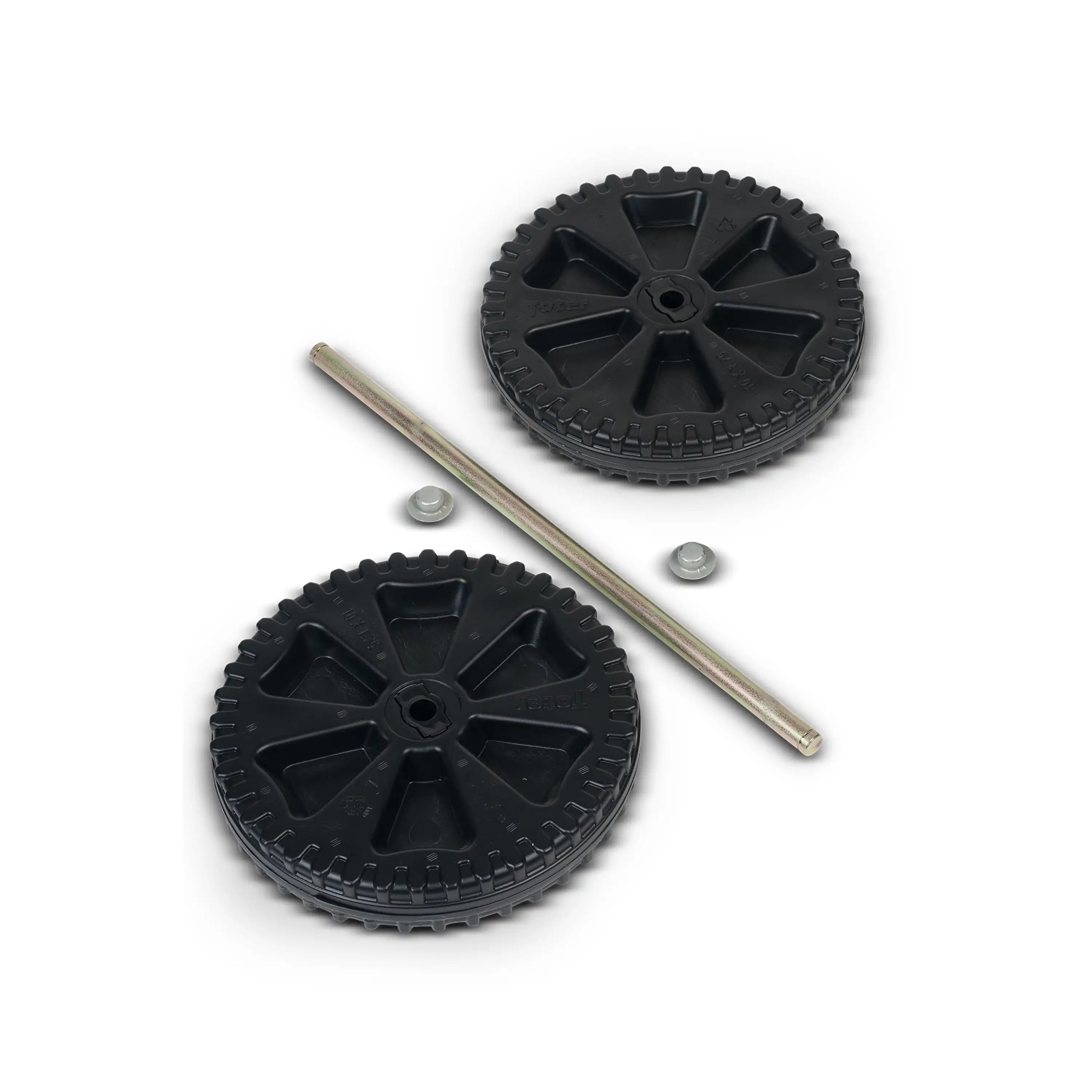 

Toter Replacement Wheel Kit for 96 Gallon Two Wheel Garbage Can