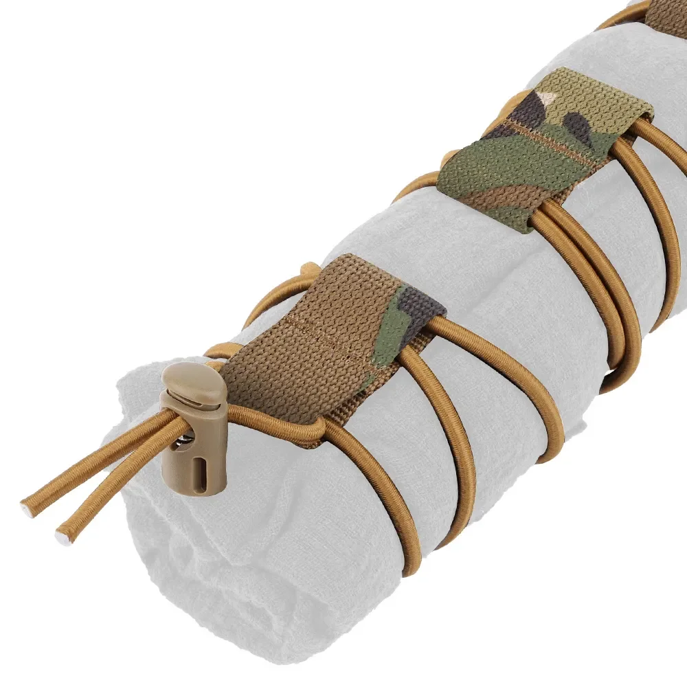 Description Picture 5 of itemTactical Flag Bungee Elastic Fastener Strap Shock Cord Retention Molle Webbing Loop Cord Lock Secure Attachment Hunting Gear