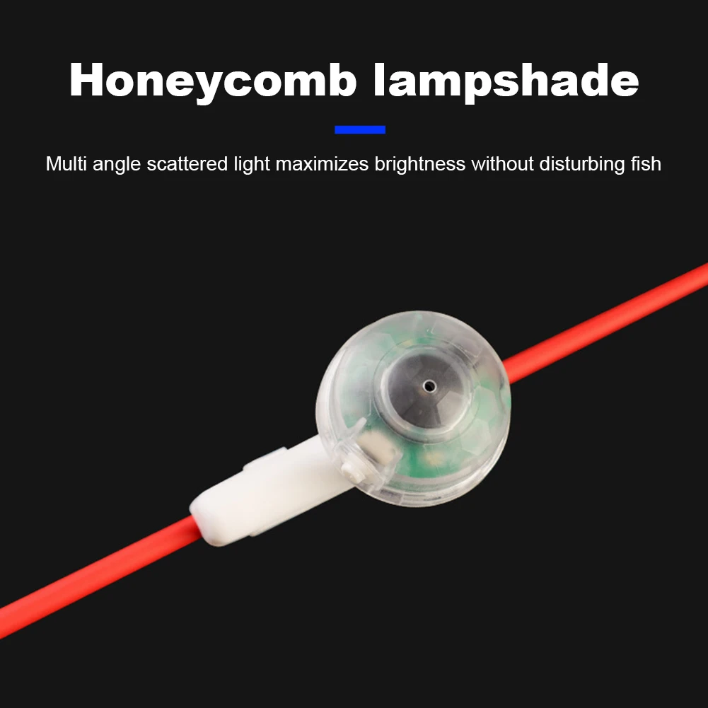 Portable Electronic LED Light Alarms Lightweight Universal Electronic Rod Luminous Alarms for Night Fishing Accessories