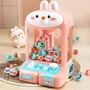 Mini Claw Arcade Crane Machine DIY Children Automatic Coin Operated Game Clip Twisted Egg Dolls Machines Kids Birthday Gift Toys 5