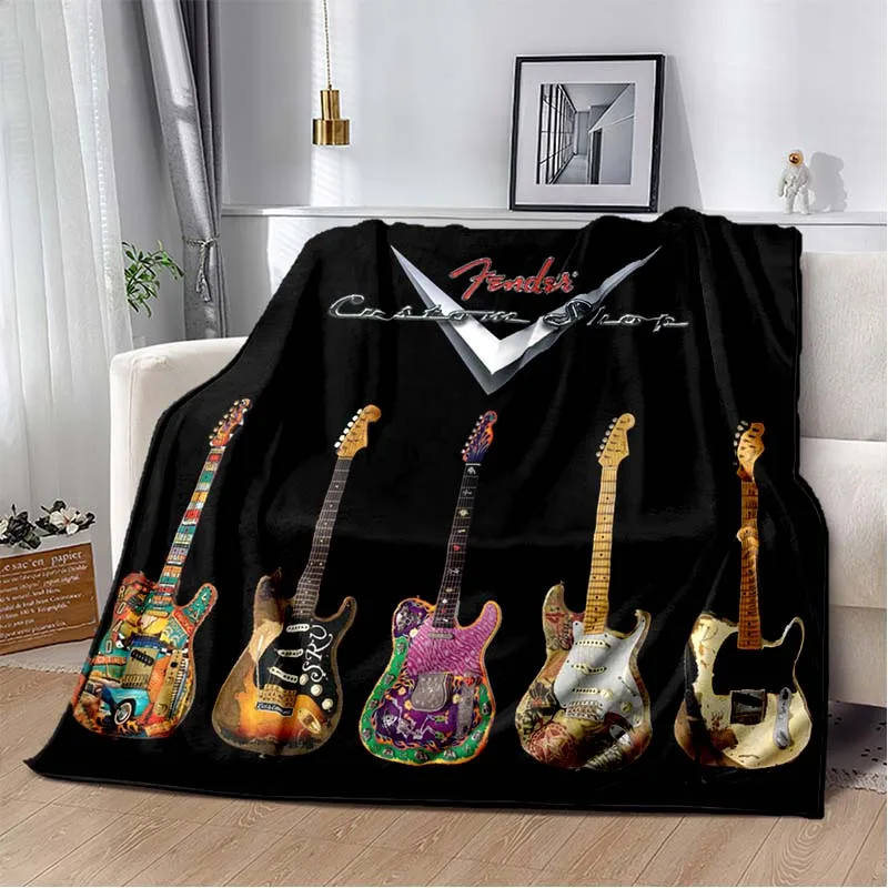 FenderGitarreMusikfashionblanketforbedPicnicblanketAir