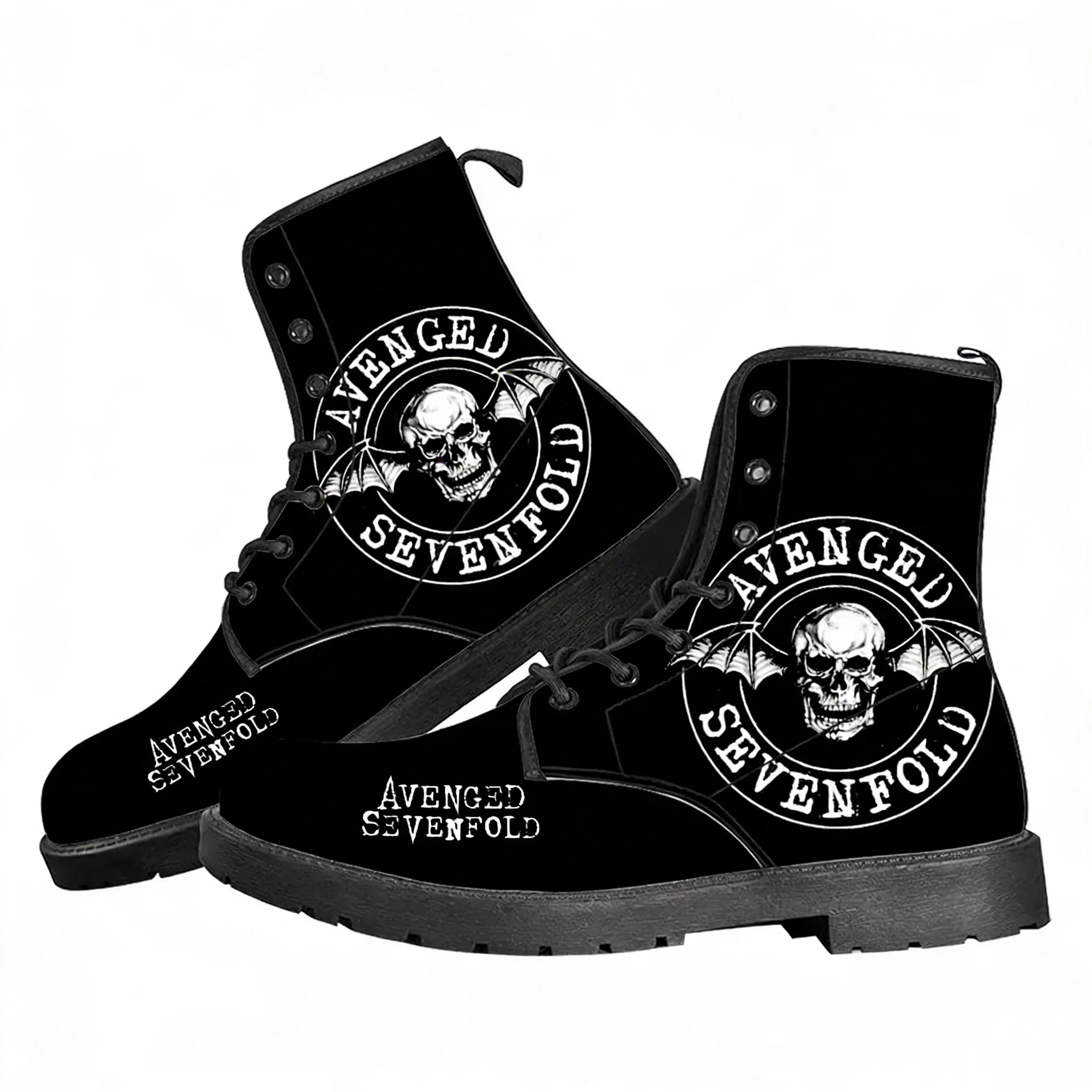 Avenged Sevenfold Recurring Nightmare Vintage Casual Boots Mens Womens Teenager Shoe Fashion 3D Boot Outdoor Customize Made Shoe 2