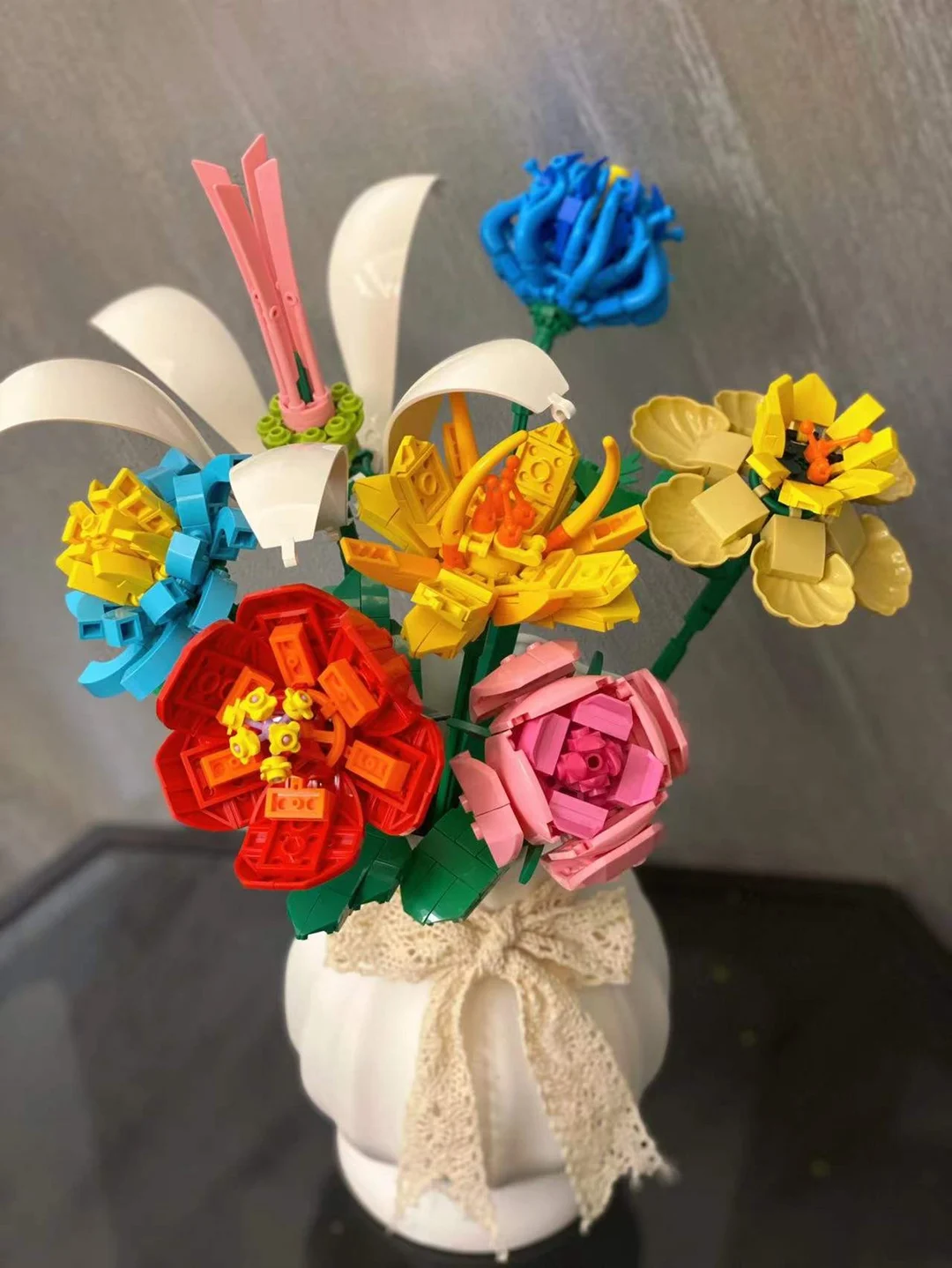 Eternal Flowers Bouquet Building Blocks Flowers Flower Arrangement Girls Girls' Gift Series