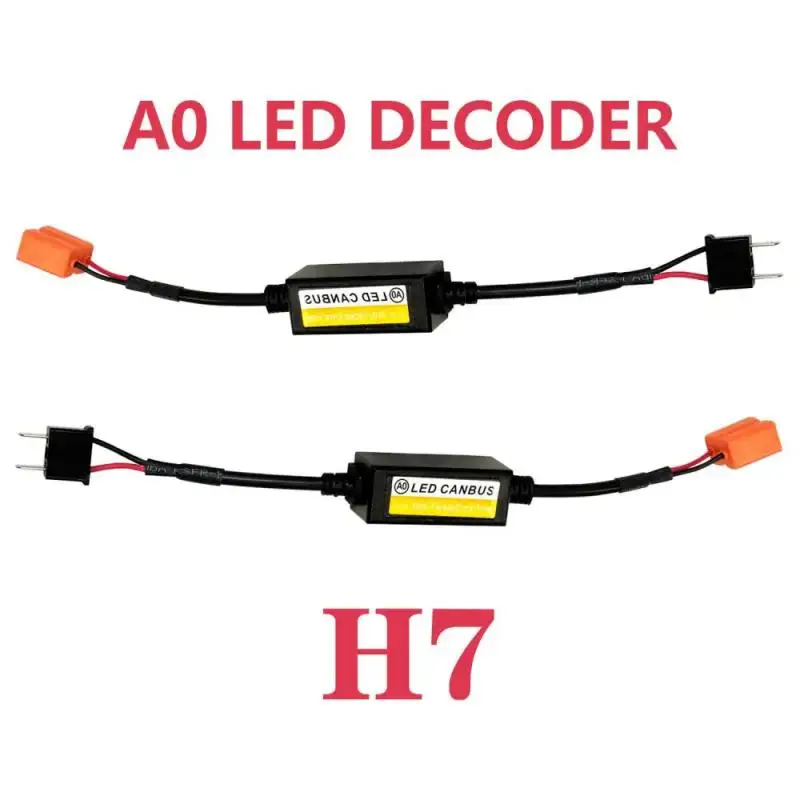 LED Canbus Decodificador Adaptador, Anti-Flicker Harness Lâmpadas, Resistor Aviso Cancelador de erro, H4, H7, 9005, 9006, 9012, Dropship, 1-15Pcs