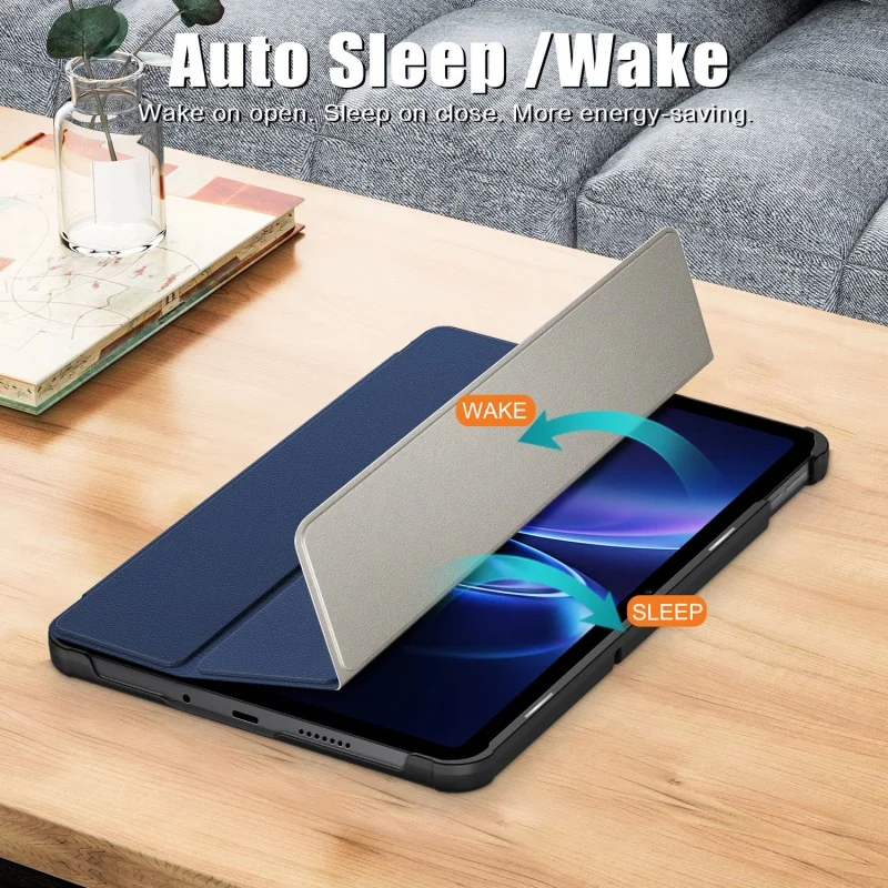 Magnetic PU Leather Folding Stand Smart Cover for Tablets - Kids Edition