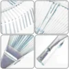 Expandable Gardening Rake Metal Leaves Rake Adjustable Garden Rake for Yard 4