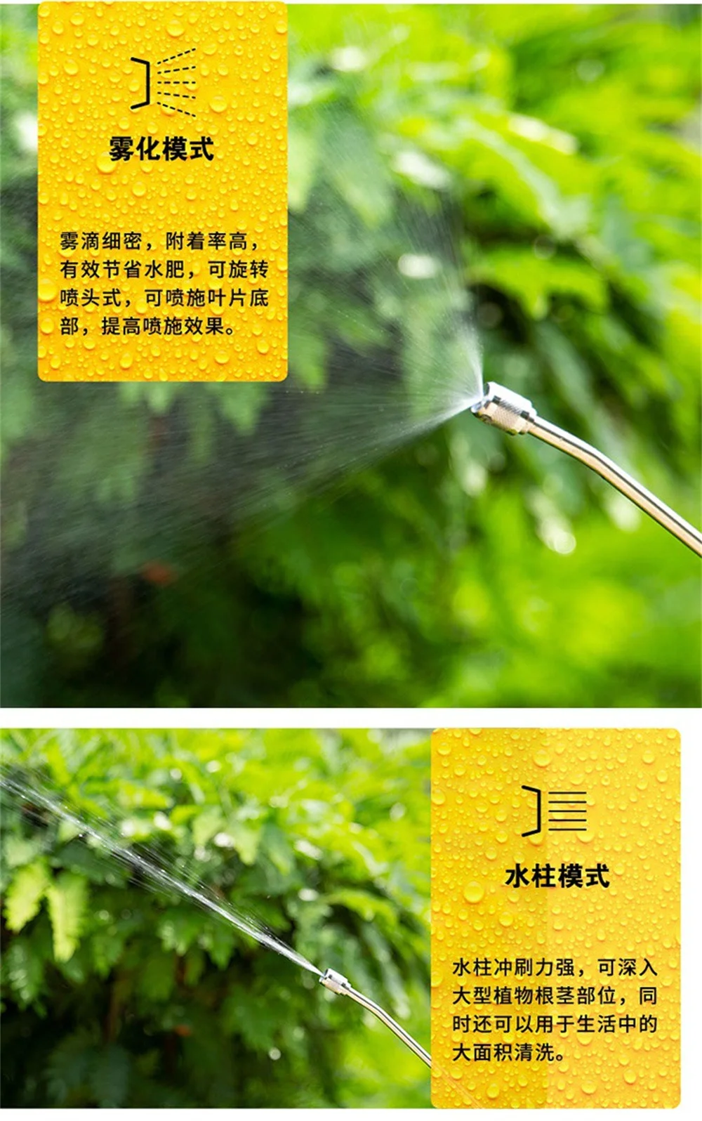 Электрический распылитель 6 л/8 л, садовый распылитель с перезаряжаемой ...