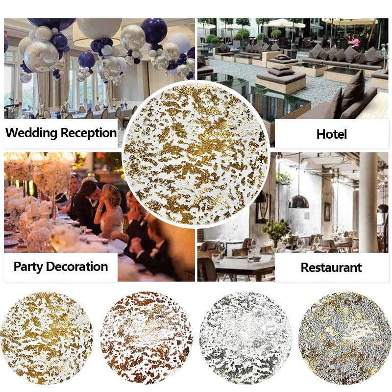 13-Inch Gold Disposable Placemats 3