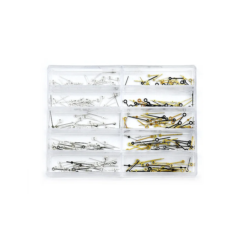 Watch Accessories Alloy Watch Hands Needles Pins Assortment #6 #8 #10 #12 #13 Approx 100Sets for Miyota 2035 Movement watch accessories