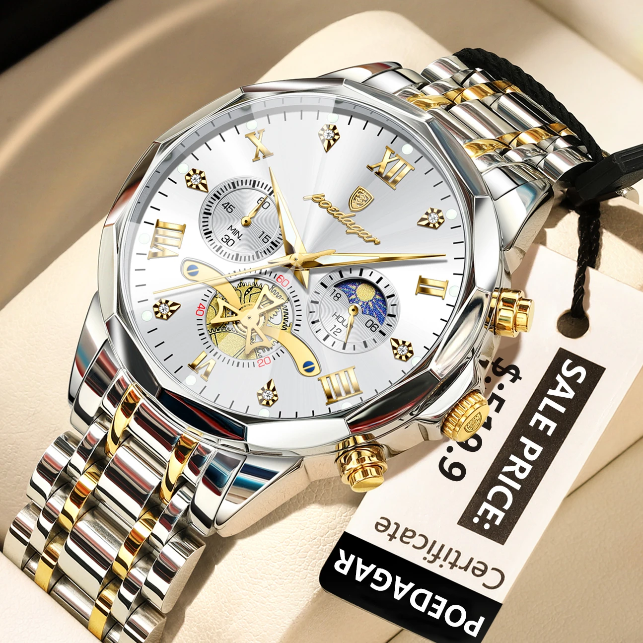 938 Gold White