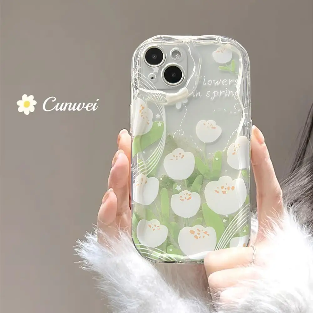 Custodia Per Xiaomi Redmi Note 13 Pro 4G Con Motivo Farfalle E Fiori – Cover In TPU Trasparente E PC Opaco – Antiurto, Antigraffio, Sottile - 3